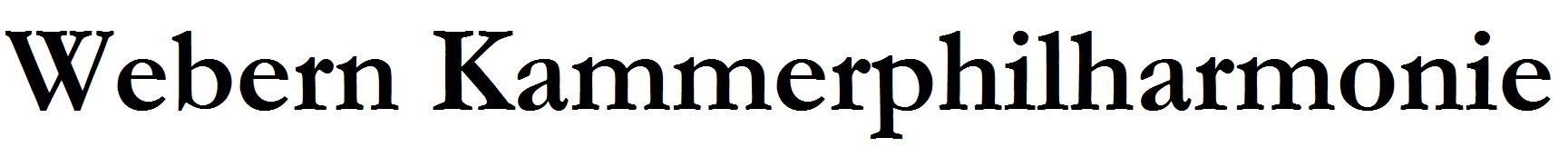 Webern Kammerphilharmonie